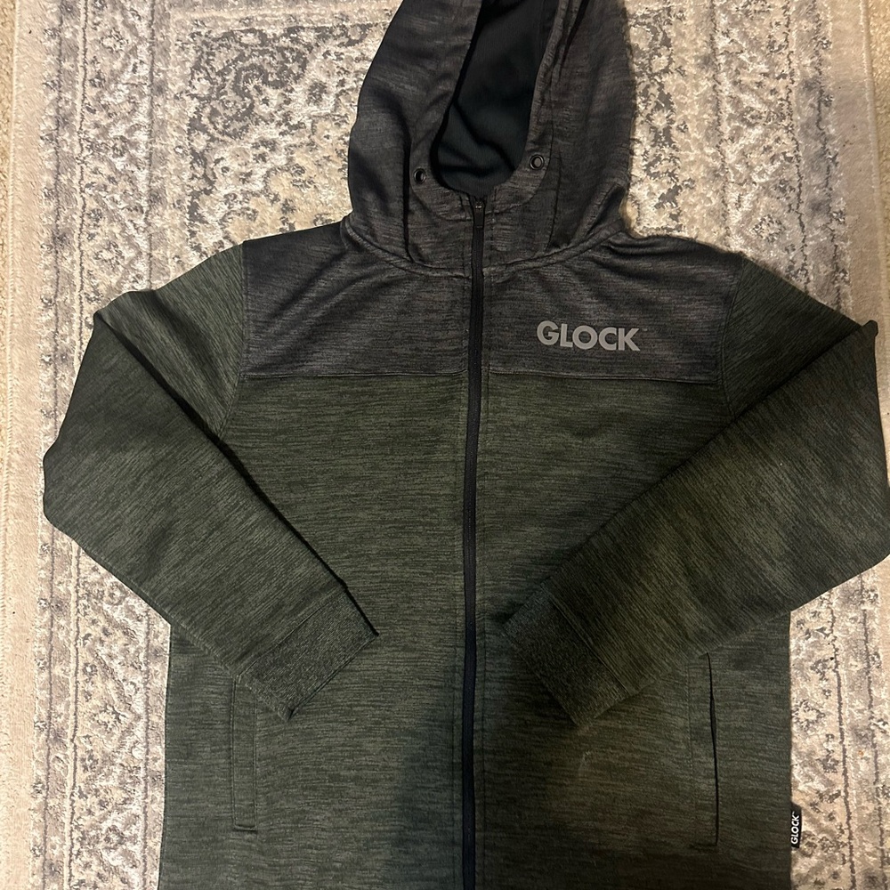 Glock Men's Lightweight Jacket - Black and Green